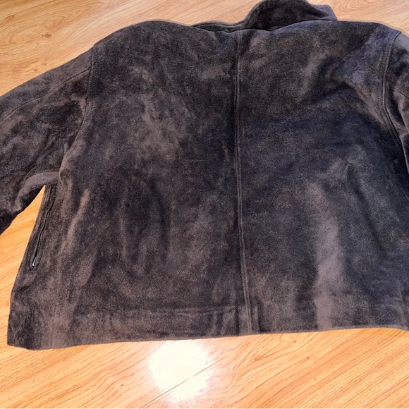 80’s Vintage Jacket   Dark Brown Suede  Small - Picture 7 of 12